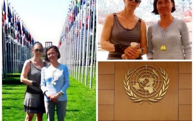 À L’ United Nations Human Rights à Genève avec Marie Rabatel pour défendre les droits des enfants