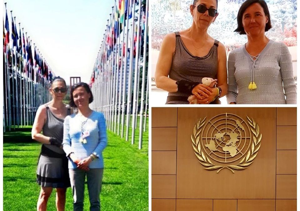 À L’ United Nations Human Rights à Genève avec Marie Rabatel pour défendre les droits des enfants